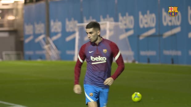 First training session for Ferran Torres